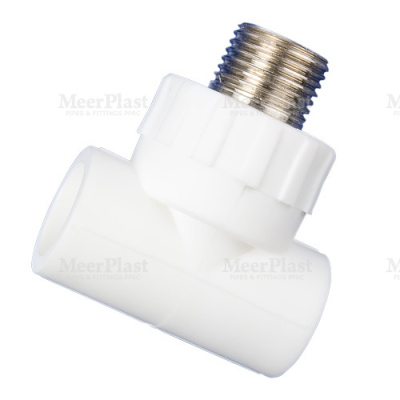 Тройник PPRC с НР 20х3/4 MeerPlast