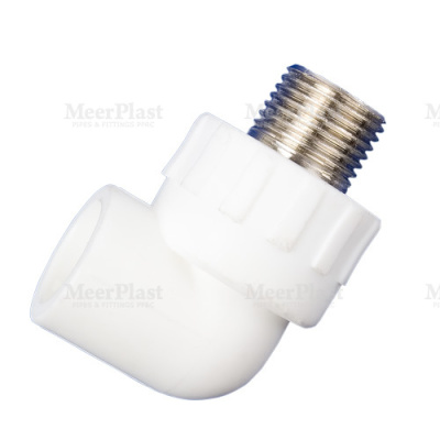 Угольник PPRC c НР 25х1/2 MeerPlast