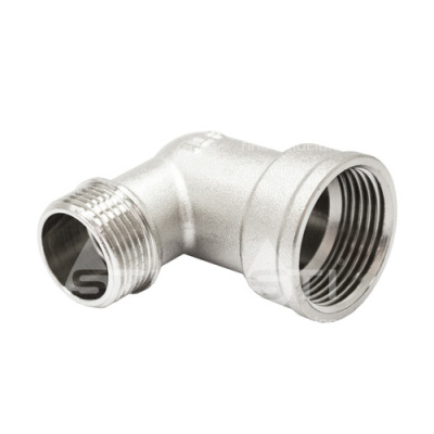 Угольник 1" x 3/4" в-н никелир.