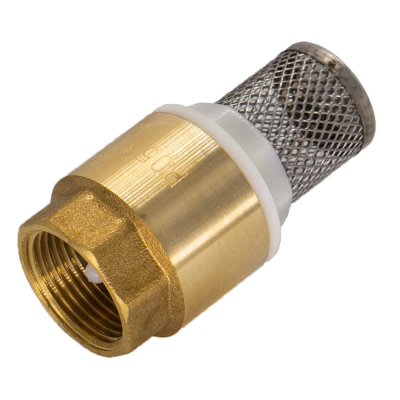 Клапан обратный 1 1/2" пластиковый сердечник с сеткой PROFLINE