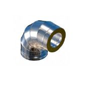 Сэндвич колено D150/230*90 нерж 0,8 мм/нерж 0,5 мм