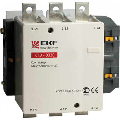 Контактор КТЭ 400А 380В NO EKF