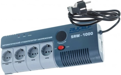 Стабилизатор напряжения релейный однофазный 1 кВА навесной SRW-1000-D RUCELF