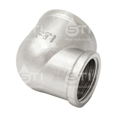 Угольник 3/4" х1/2" никель