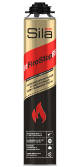 Пена ОГНЕСТОЙКАЯ профес монтажн 850 мSila Pro B1 Firestop 65, 