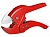 Ножницы для резки металлоплатиковой трубы, цвет корпуса: красный,  подходит для металлоплас 16-42