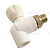 Кран PPRC нак.гайка 25*3/4 угловой MeerPlast