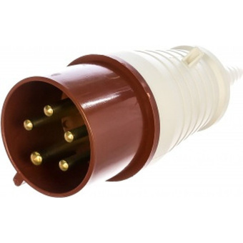 Вилка каб. 035 3ф 63А IP67 3P+PE+N