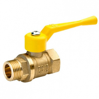 Кран шаровой 11б27п ГАЗ Ду15 ш/г рыч. БАЗ (А11)