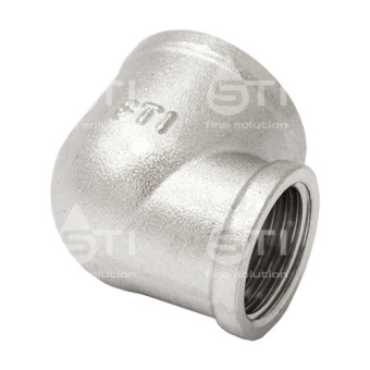 Угольник 3/4" х1/2" никель