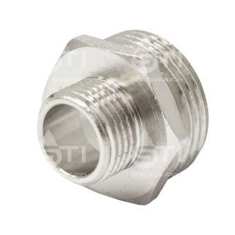 Ниппель 1 1/4" x 1/2" никелир.