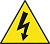 Знак "Молния" 100*100*100 мм EKF