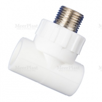Тройник PPRC с НР 20х3/4 MeerPlast