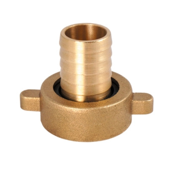 Штуцер 1/2" - 14 мм с накидной гайкой и прокладкой JIF 338 BR (10/350)