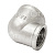 Угольник 3/4" х1/2" никель